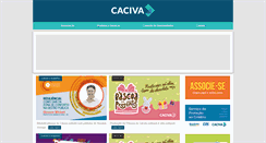Desktop Screenshot of caciva.com.br