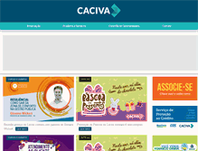 Tablet Screenshot of caciva.com.br